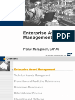 Enterprise Asset Management: Product Management, SAP AG