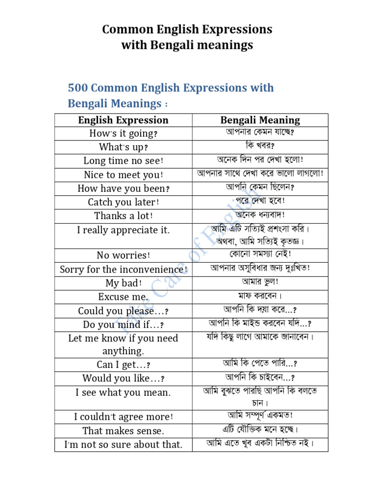 Common English Expressions (2025) | PDF
