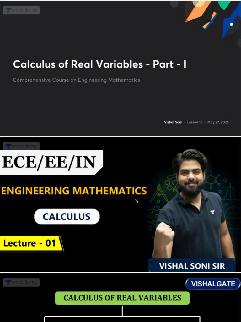 Calculus of Real Variables - Part No Anno 1758384396507 | PDF