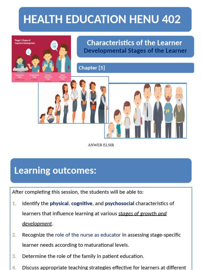 Developmental Stages in Health Education | PDF | Learning | Adolescence