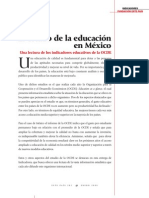 El Estado de La Educación en México: Una Lectura de Los Indicadores Educativos de La OCDE