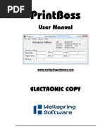 Download PrintBoss Standard-Enterprise Manual by WellspringSoftware SN91996206 doc pdf