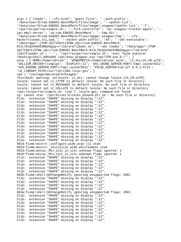 Exagear Command Execution Errors | PDF | System Software | Software