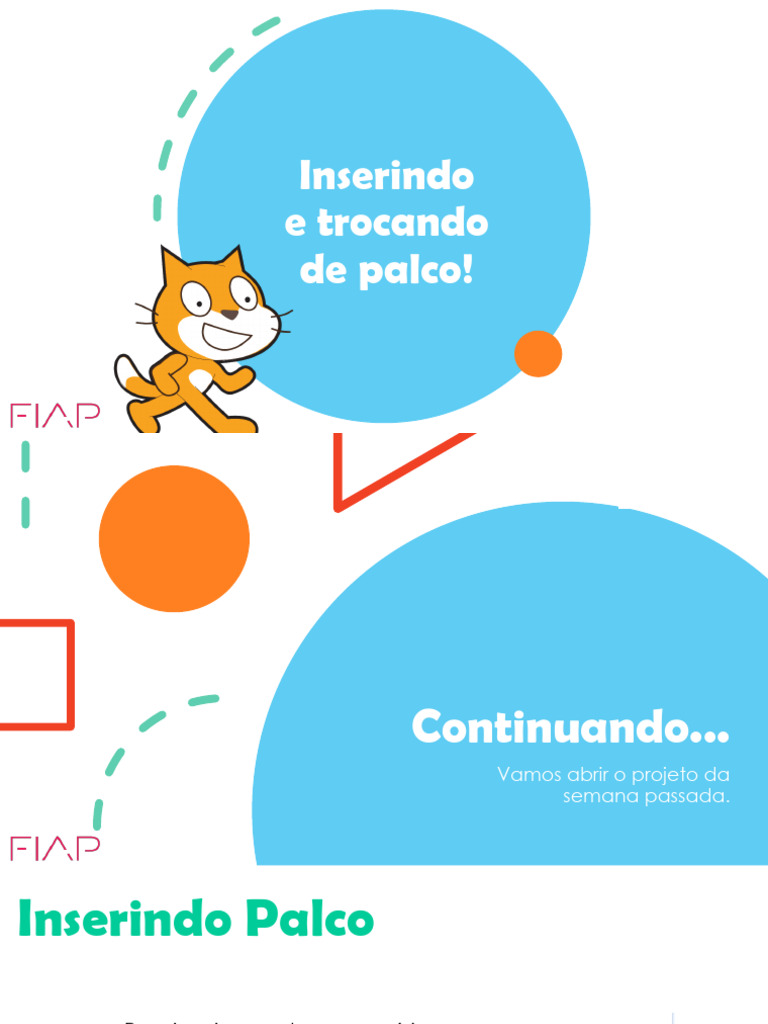 Inserindo e Trocando Palcos no Scratch | PDF | Swift (linguagem de ...