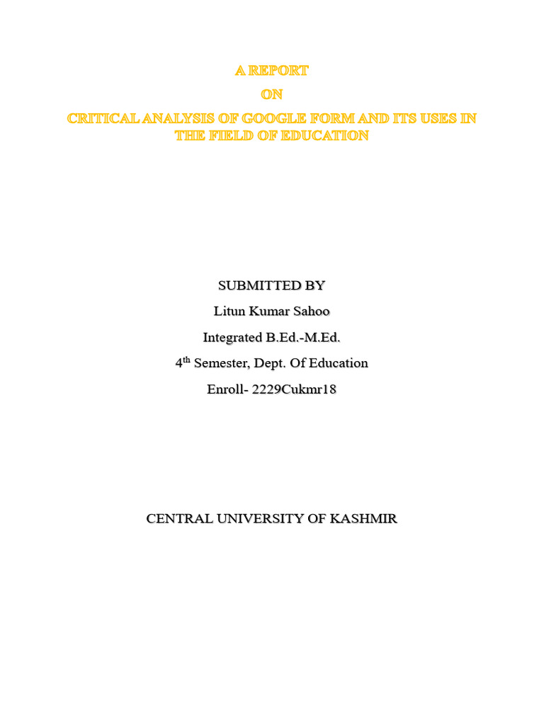 Google Forms: A Comprehensive Guide | PDF | Usability | Triangle