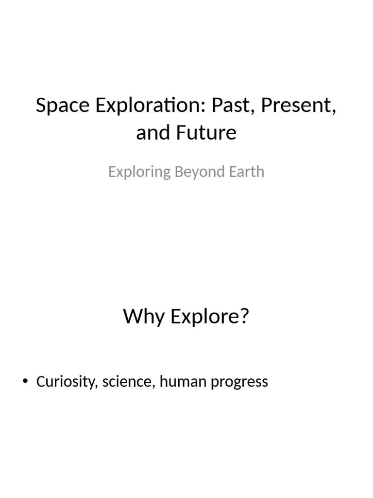 Space Exploration | PDF