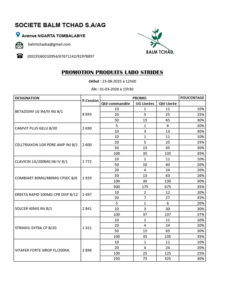 Promotion Strimol Extra et autres produits | PDF