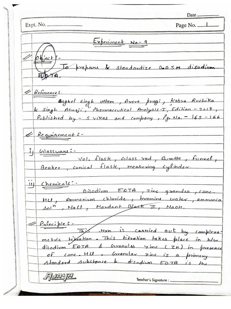 Exp 9 or 10 of Analysis | PDF