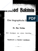 Michael Bakunin: Eine biographische Skizze (Max Nettlau, 1901)