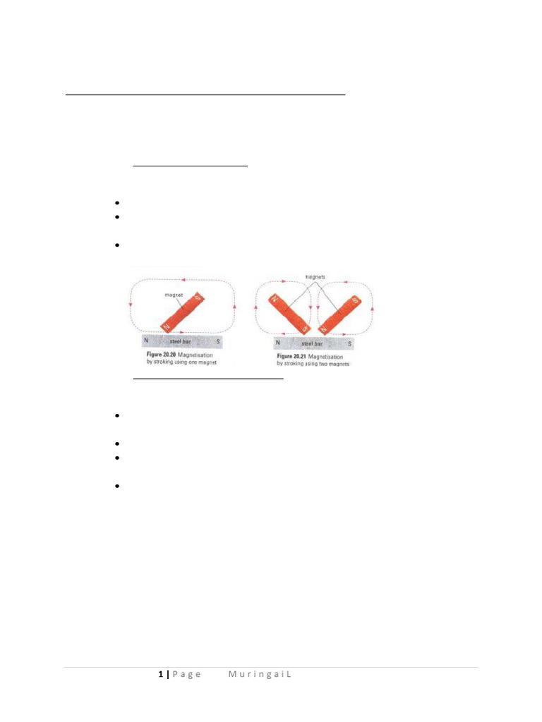 Methods of Magnetisation and Demagnetisation | PDF | Relay | Switch
