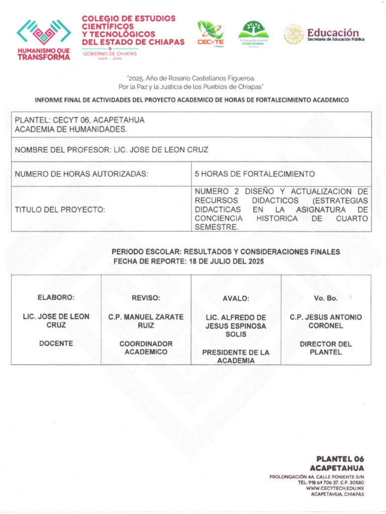 Jose de Leon Cruz Escaneo Informe Final | PDF