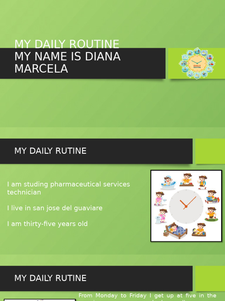 Diana's Daily Routine in San Jose | PDF