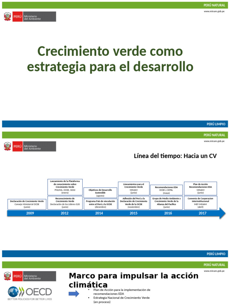 Crecimiento Verde Como Estrategia para El Desarrollo | PDF | Política ...