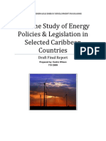 Baseline Study of Energy Policies & Legislation in Selected Caribbean Countries, July 2009