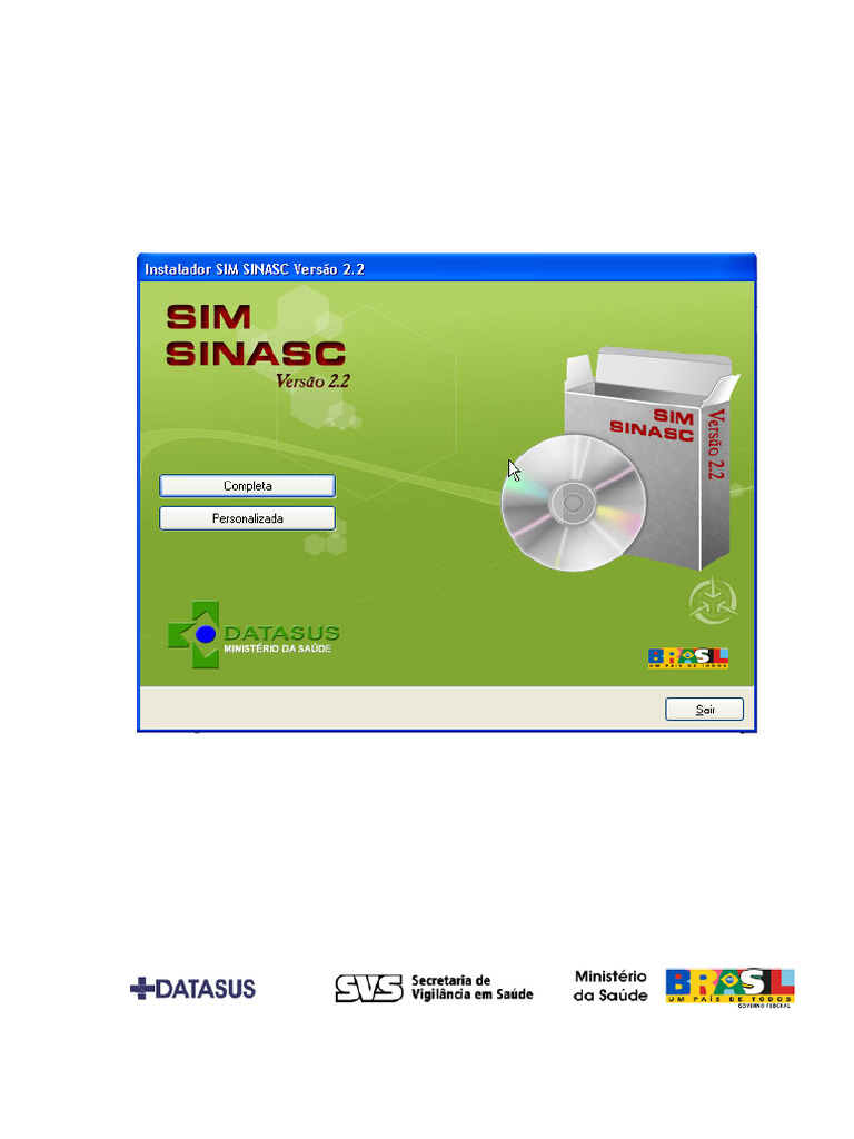 Instalação do Sistema SIM/SINASC 2.2 | PDF | Windows Vista | Microsoft ...