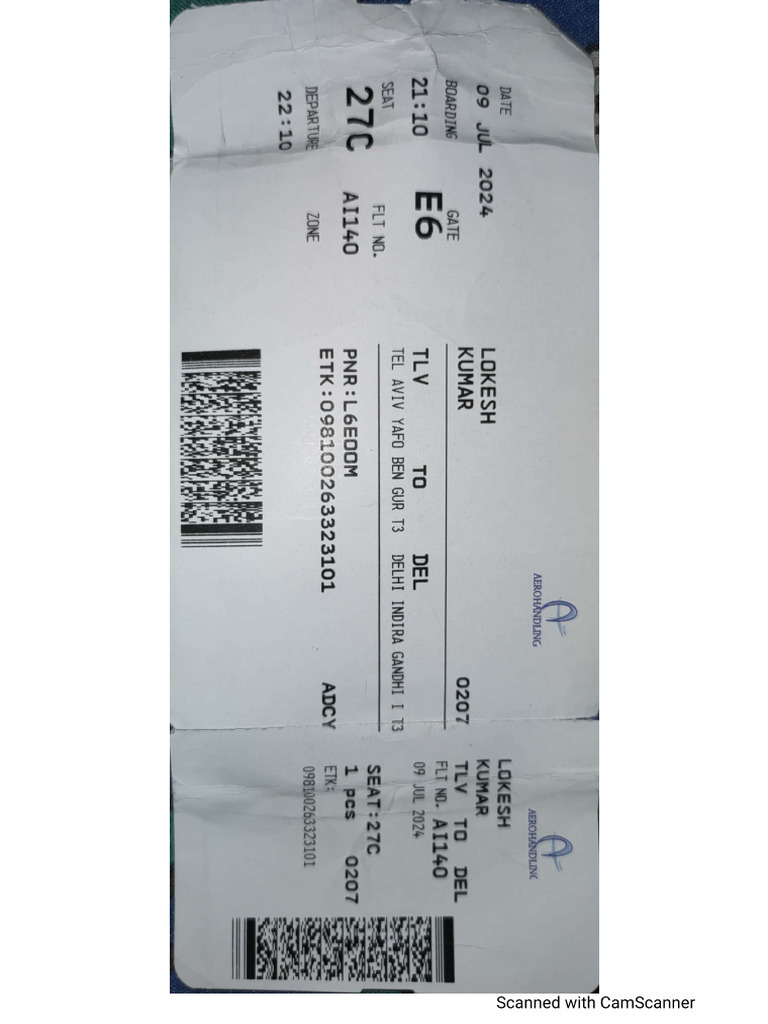 Flight Ticket | PDF