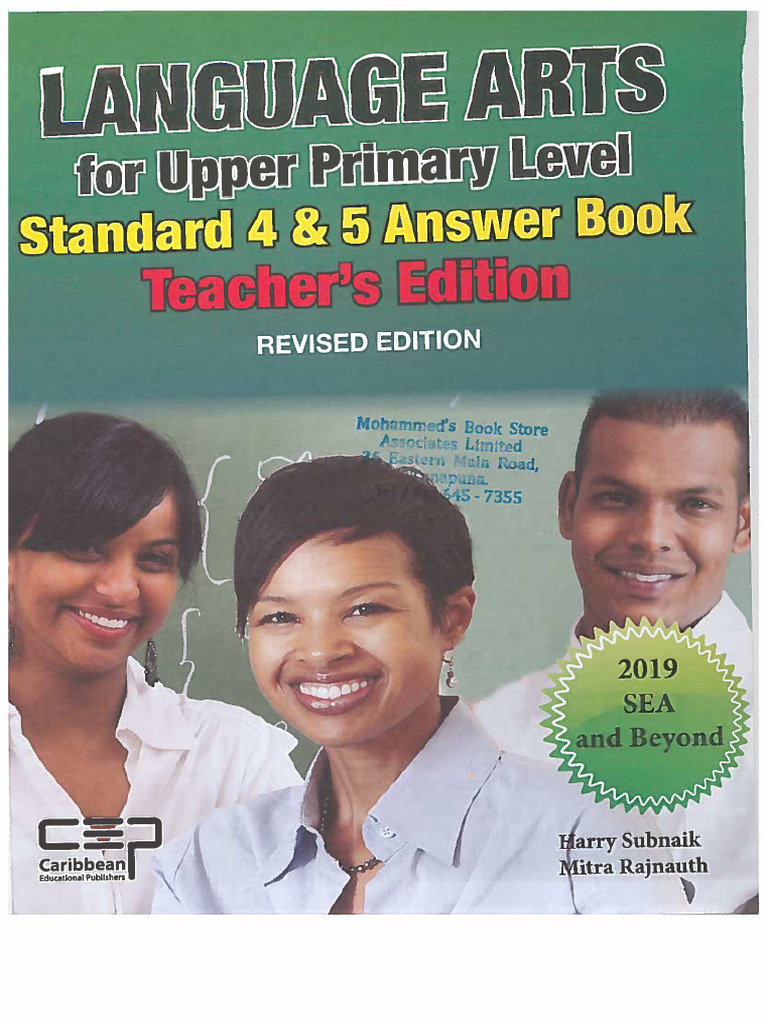 Language Arts - Subnaik & Rajnauth Teacher | PDF