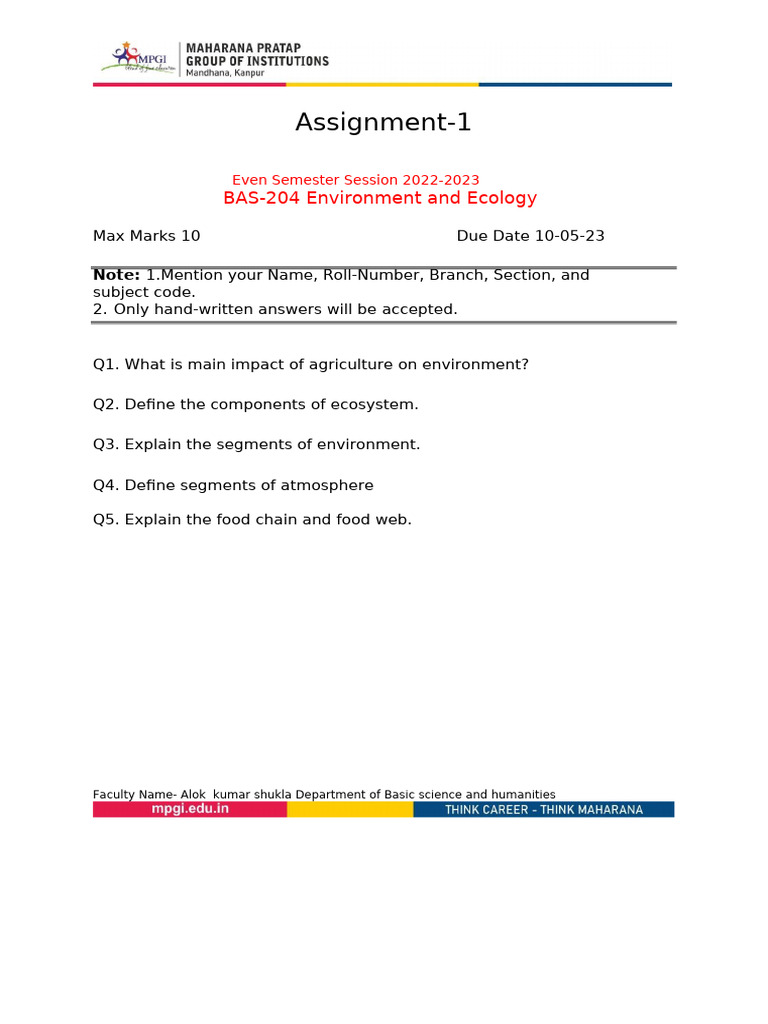 Bas 204 Assignment 1 | PDF