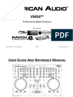 Manual American Audio Vms4 Ingles