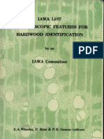IAWA List of Microscopc Features For Hardwood Identification - OCR