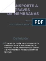 Transporte A Través de Membranas