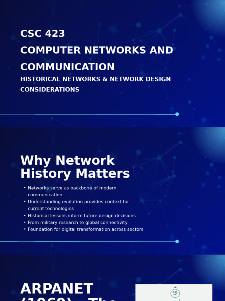 Evolution of Computer Networks Overview | PDF | Computer Network ...