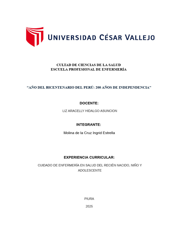 Carne de Atencion Integral de Salud Del Niño Menor de 5 Años | PDF