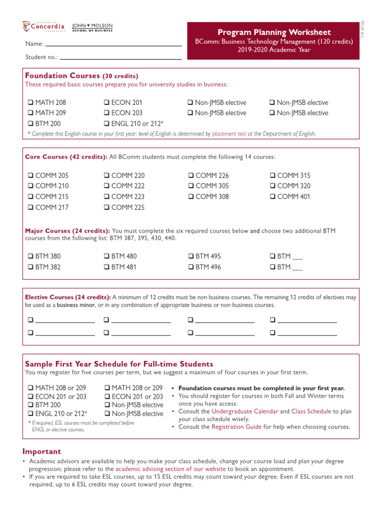 BComm Program: BTM 496 Overview | PDF | Educational Stages | Qualifications