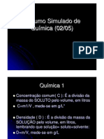 Resumo Simulado de Química (02