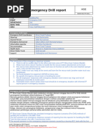 Emergency Response Drill Report Summary | PDF | Emergency ...