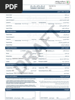Ejari Tenancy Contract Sample Dubai | PDF