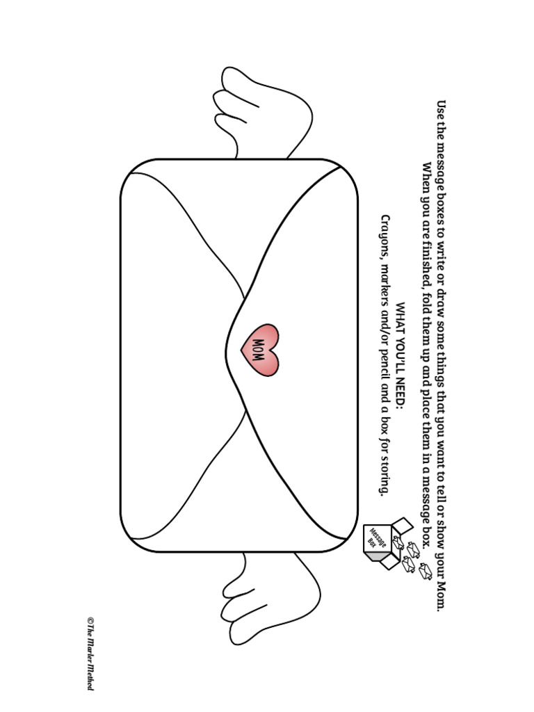 Message Boxes for Mom's Messages | PDF