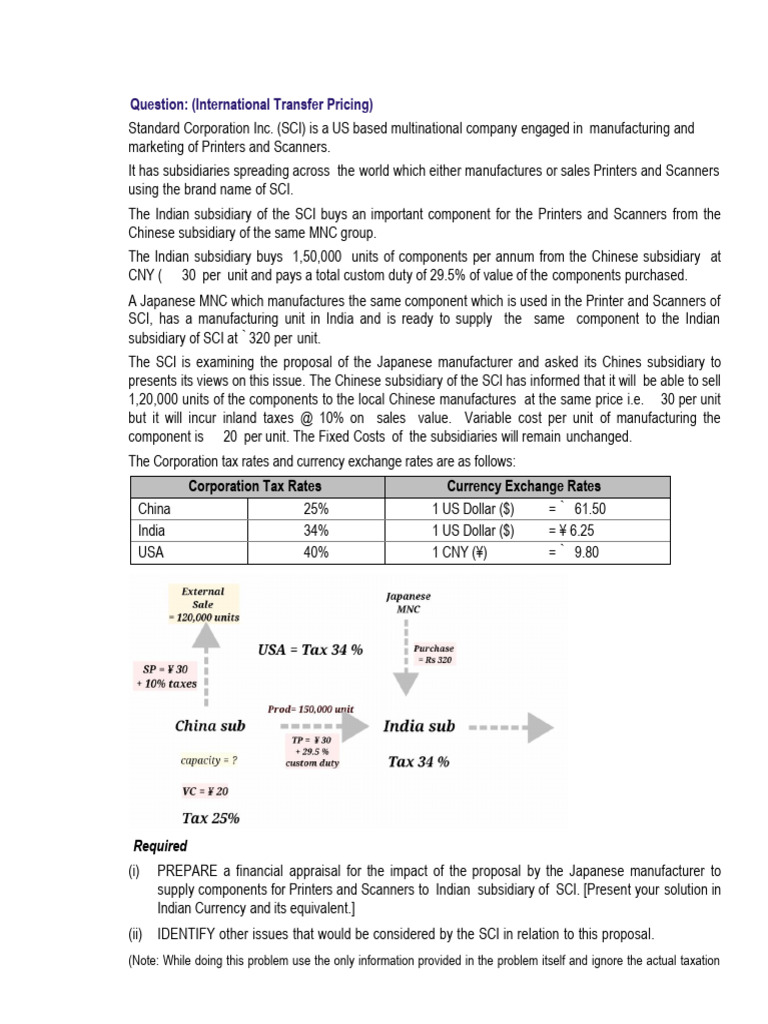 Transfer Pricing | PDF | Renminbi | Taxes
