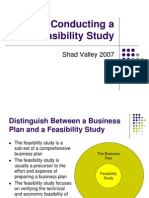 Conducting A Feasibility Study