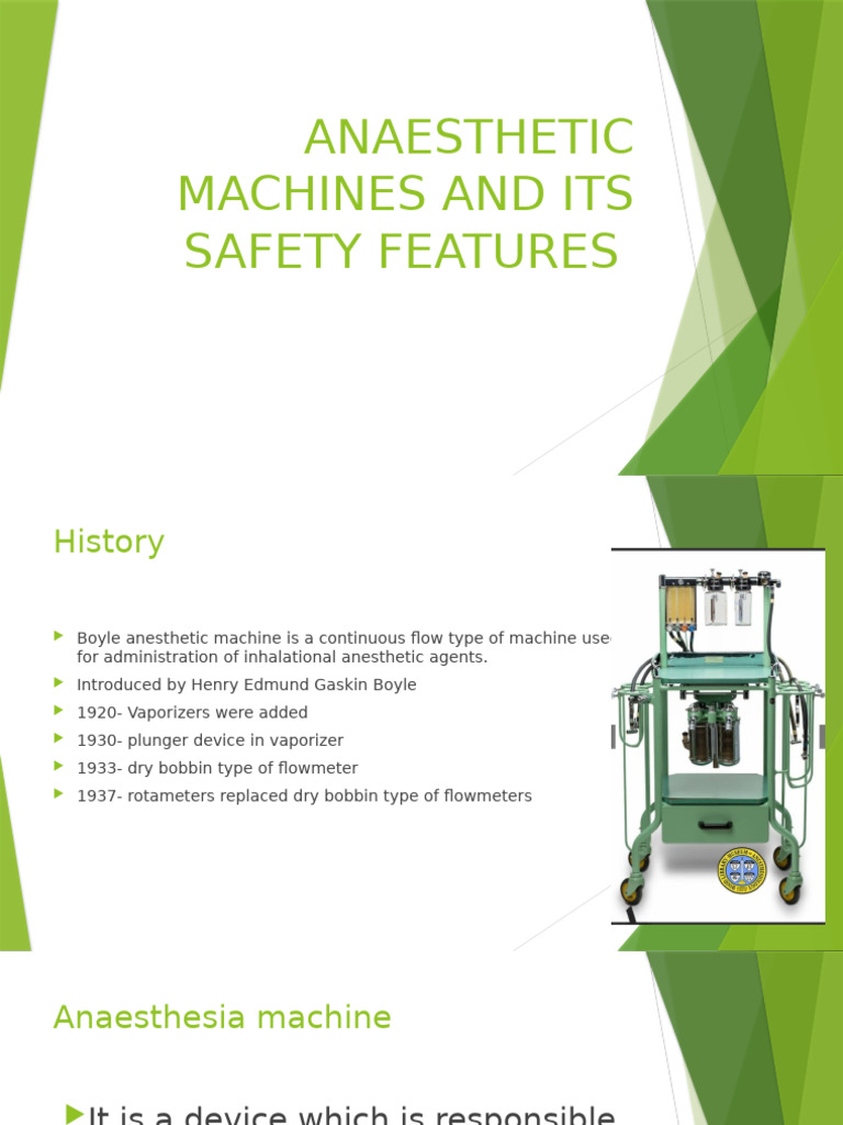 Master-Slave Mechanism in Anesthesia Machines | PDF | Valve | Nitrous Oxide