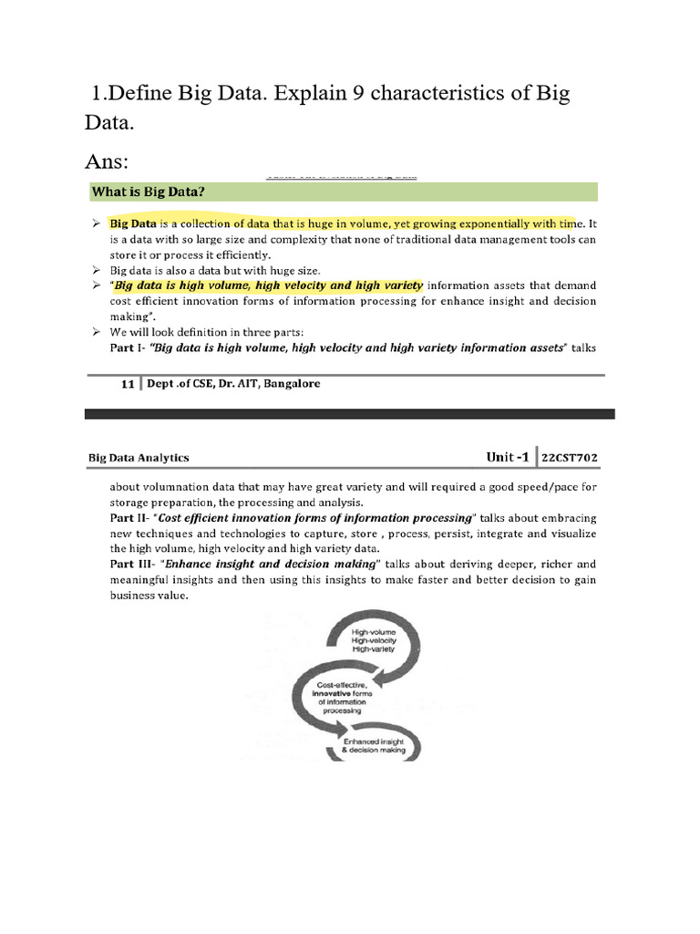 Understanding Big Data: Types & Challenges | PDF | No Sql | Xml Schema