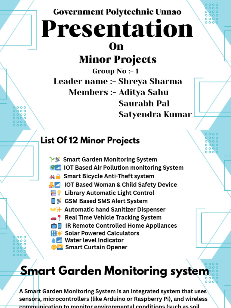 Group Presentation of Minor Project - 20250918 - 144009 - 0000 | PDF ...