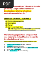 HRTO Perjury Lawsuit Internet Version Krishnan Venkatakrishnan Maurice Yeates Cathy Faye Elizabeth Kosmidis Judith Allen Ryerson