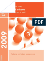 Ks3 Science 2009 Marking Scheme