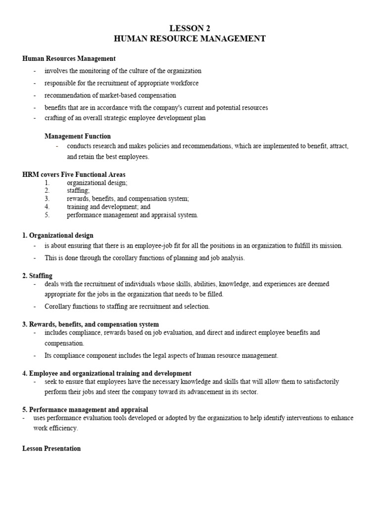 Human Resource Management Essentials | PDF | Performance Appraisal ...