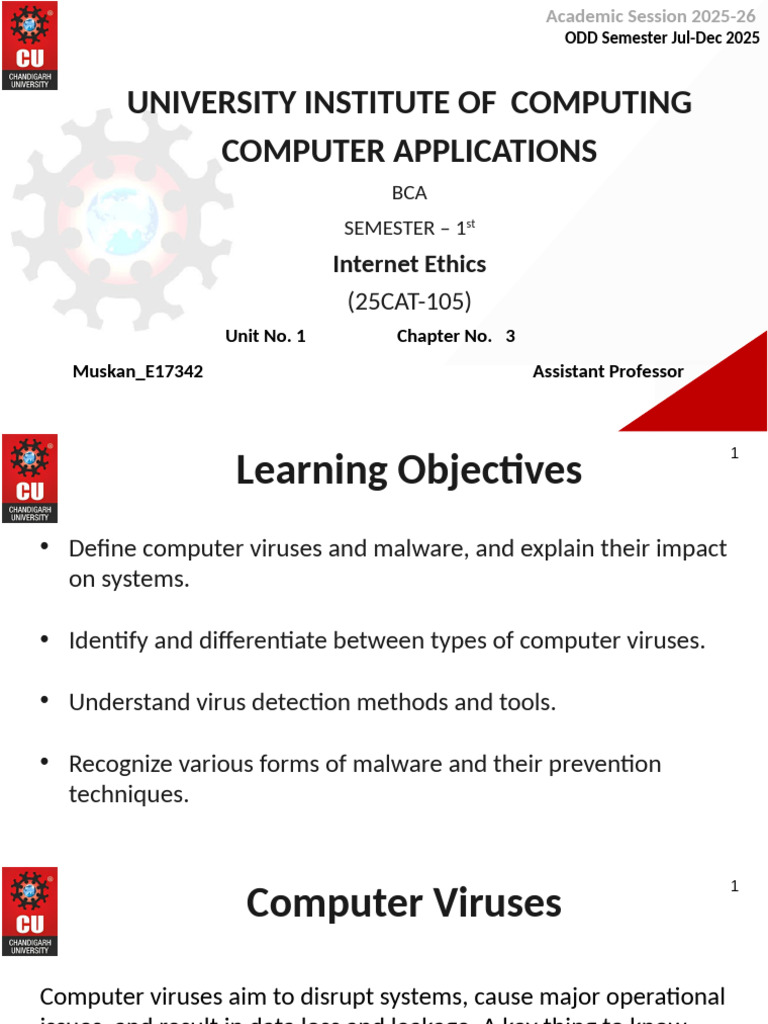 Understanding Computer Viruses and Malware | PDF | Computer Virus | Malware
