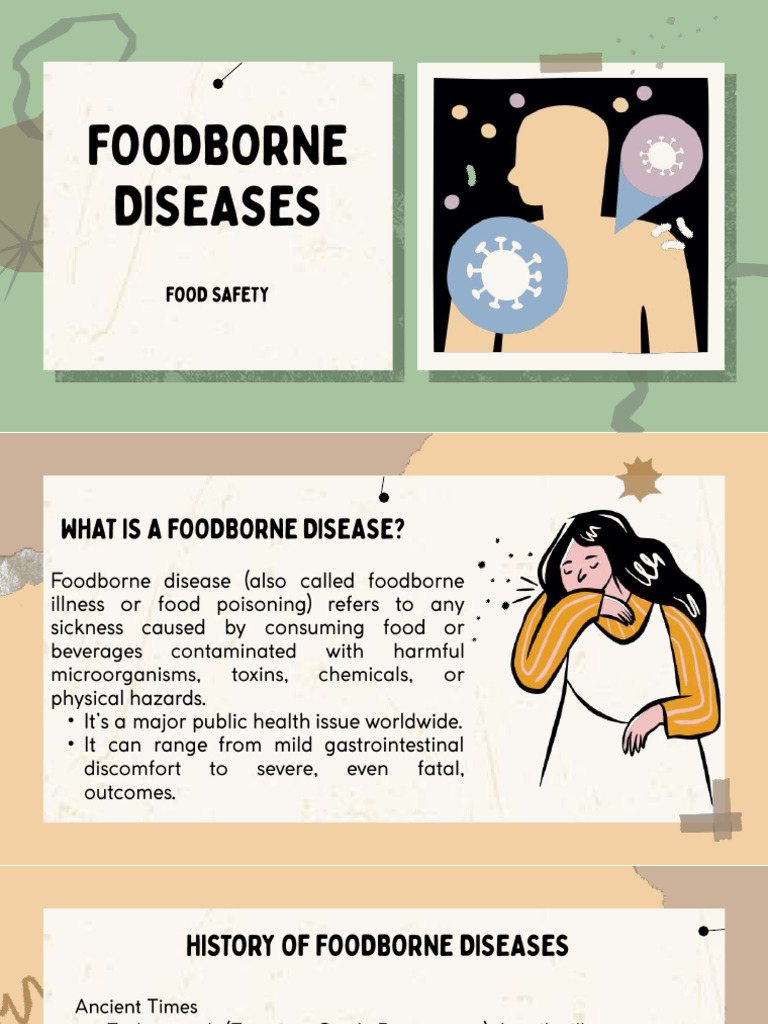 History and Impact of Foodborne Diseases | PDF