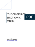 The Origins of Electronic Music