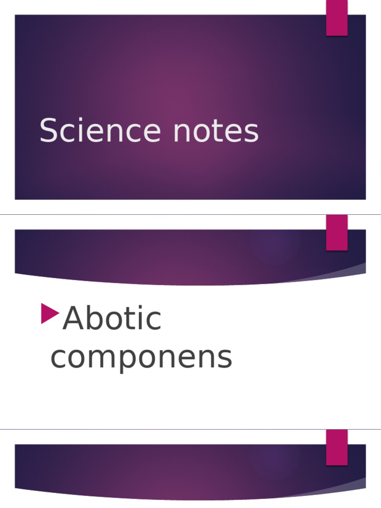 Science Notes 2 | PDF