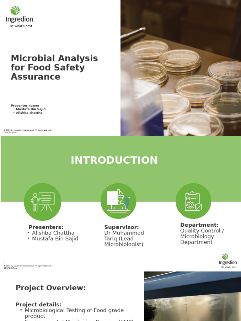 Microbial Testing for Food Safety | PDF