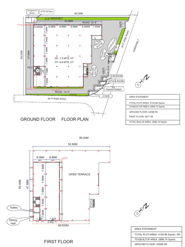 Ground & First Floor Plan | PDF