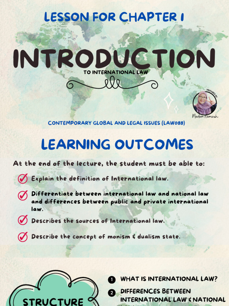 (LAW088.2025) Chapter 1 Introduction To International Law - Compressed ...