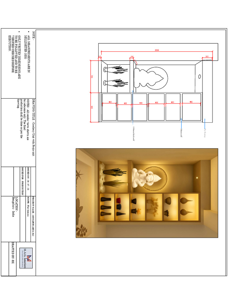 Crockery and Pooja Unit Production Notes | PDF