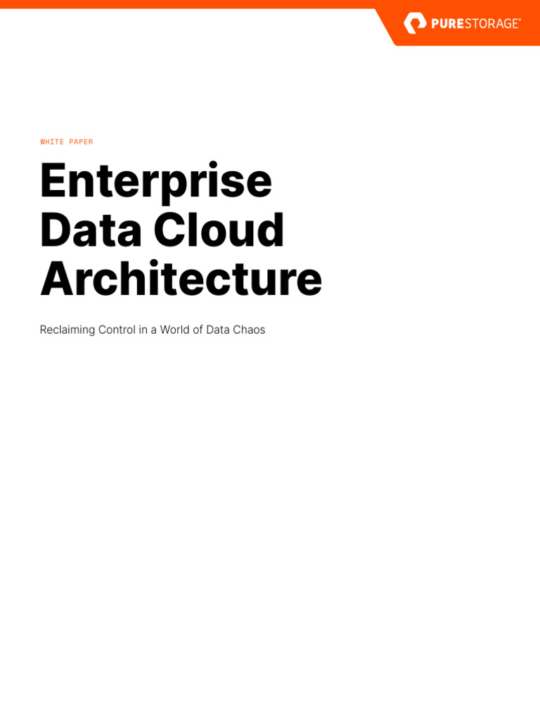 Enterprise Data Cloud Architecture Guide | PDF | Cloud Computing ...