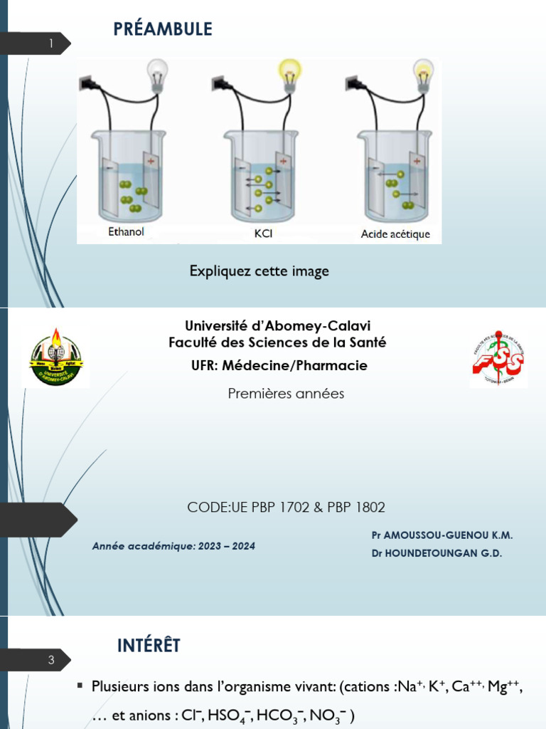 Propriétés électriques des solutions ioniques | PDF | Solvatation | Ion